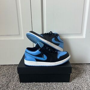 Jordan 1 Low Blue Black